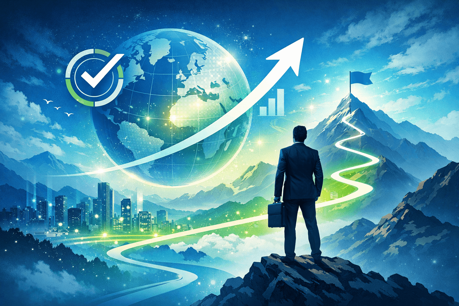 Open horizon representing long-term vision